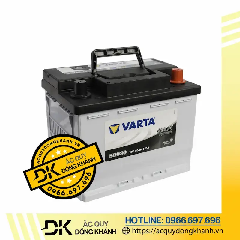 Ưu điểm vượt trội của bình ắc quy Varta 12V 60Ah 56030