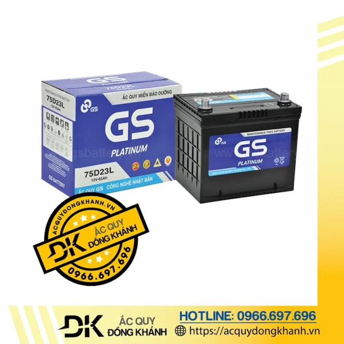 Ắc quy GS 12V 65Ah được phân thành một số loại cơ bản