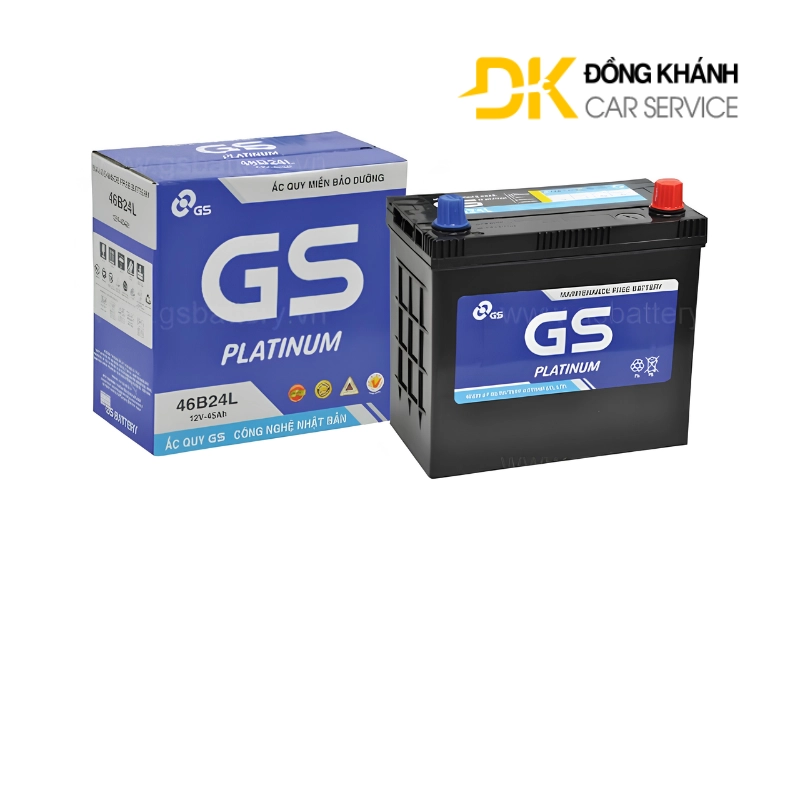 Bình Ắc Quy Khô GS 45Ah 12V - 46B24L MF