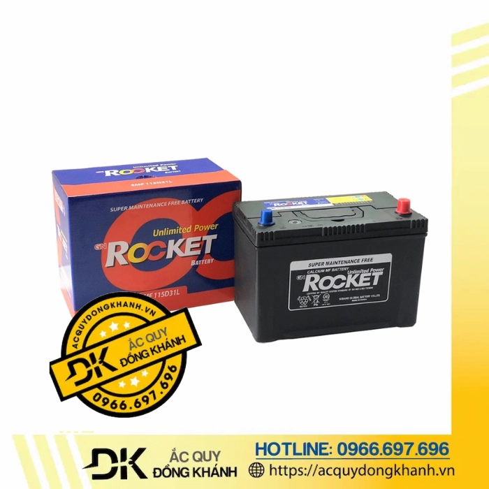 Ắc Quy ROCKET SMF 115D31L 12V 95Ah Ắc Quy ROCKET SMF 115D31L 12V 95Ah