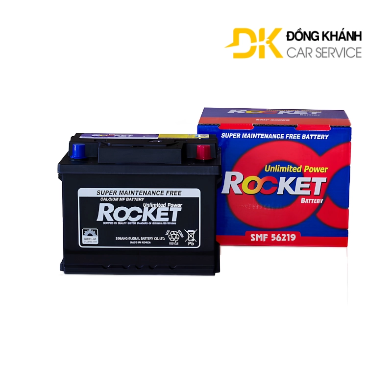  Ắc Quy ROCKET SMF 56219 12V - 62AH 