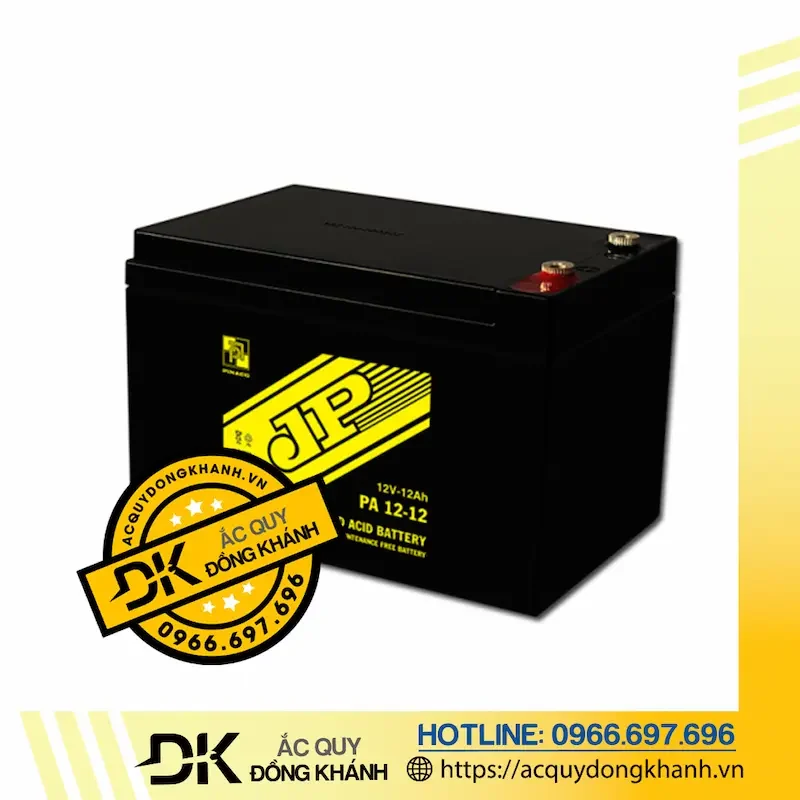 Tham khảo thông số kỹ thuật acquy Đồng Nai PA 12-12 12V 12Ah