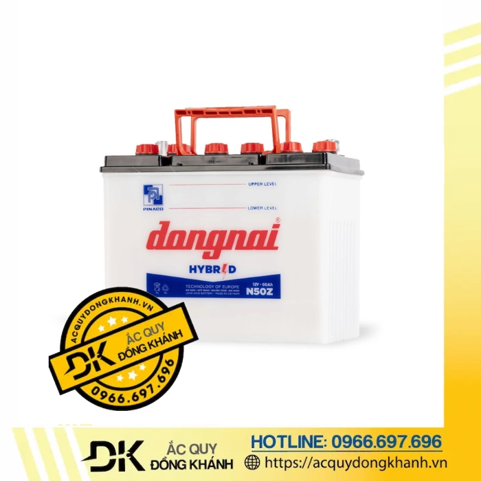 Ắc quy Đồng Nai N50Z 12V 60AH