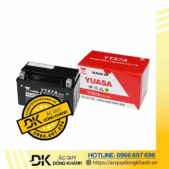 Ắc Quy GS YTX7A 12V 7Ah