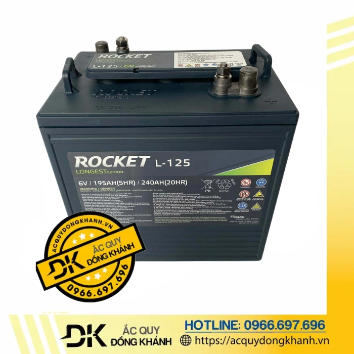 Ắc Quy ROCKET L 125 6V 240AH
