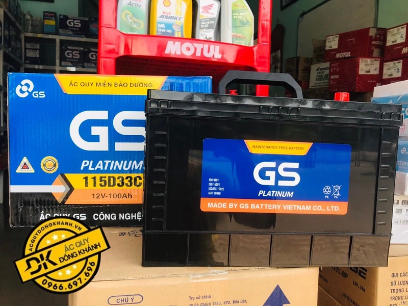 bình ắc quy gs của nước nào