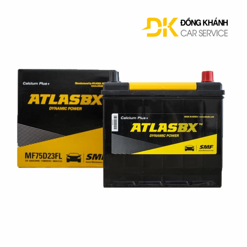 Bình Ắc Quy Atlas 65AH 12V - MF75D23L