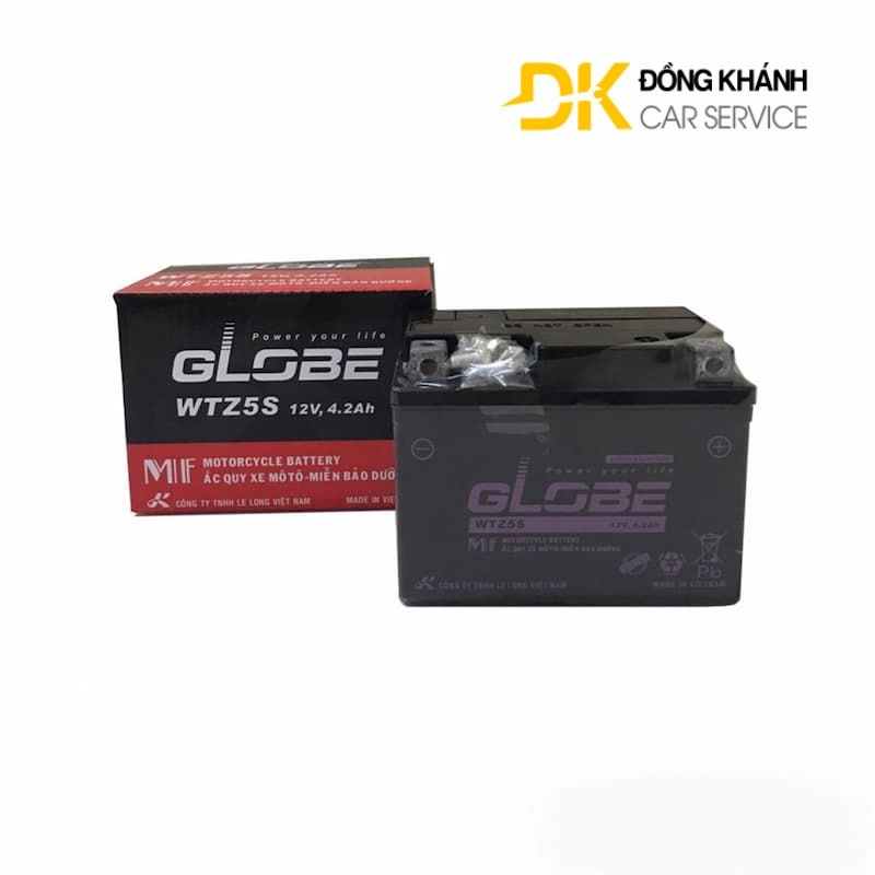 Ắc Quy GLOBE WTZ5S 12V - 4,2Ah