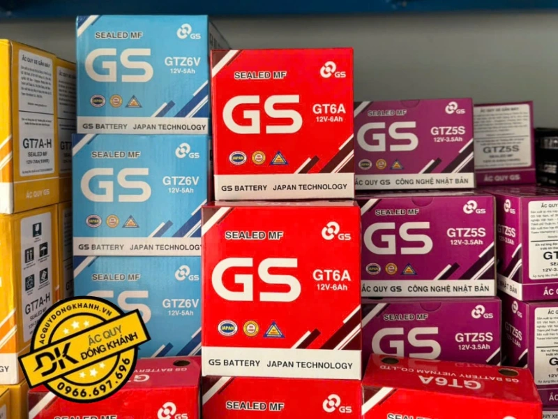 bình ắc quy gs xe airblade