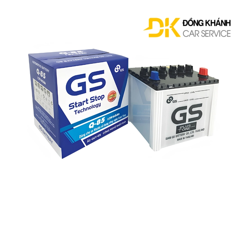 Bình Ắc Quy GS Q85 MF 12V - 65Ah