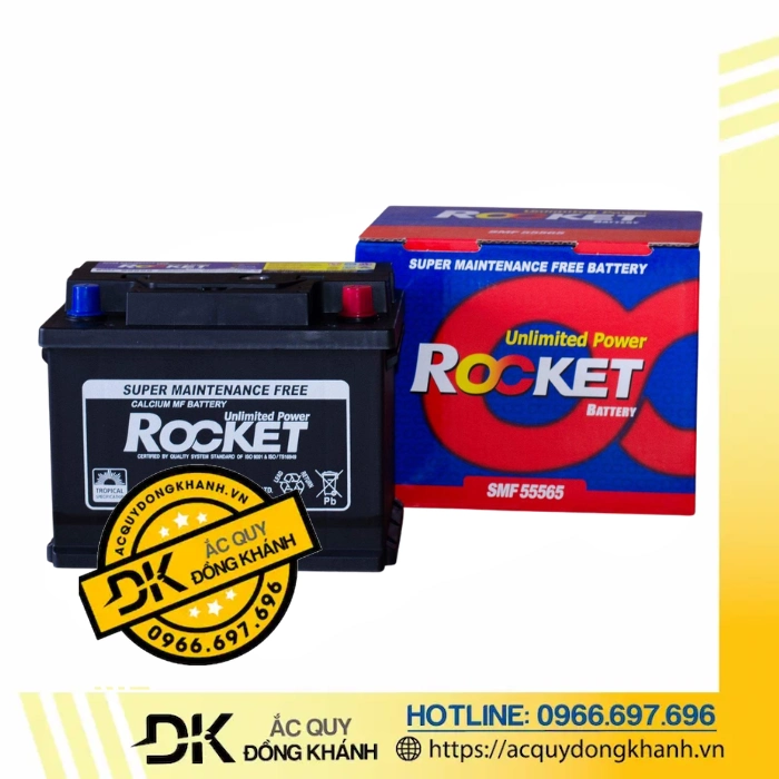Ắc quy ROCKET SMF 55565 12V 55AH