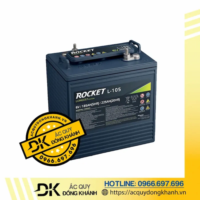 Ắc Quy ROCKET L 105 6V 225AH