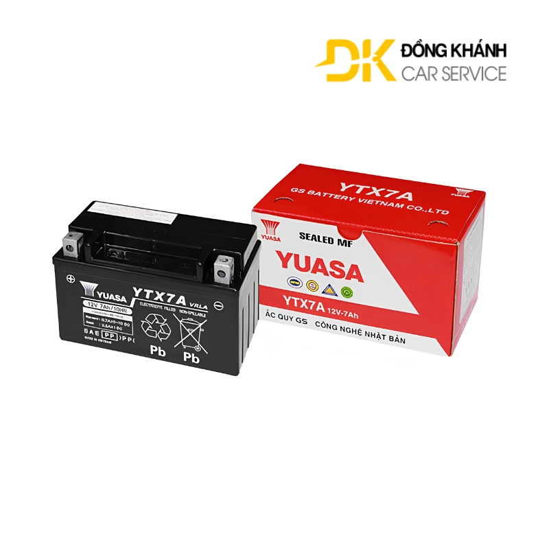 Ắc Quy GS YTX7A 12V - 7Ah