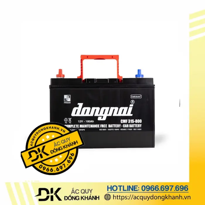 Ứng dụng chính của bình Đồng Nai CMF 31S800 12V 100Ah