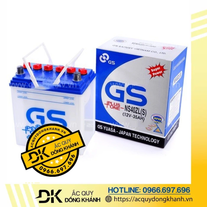 Ắc Quy GS NS40ZLS 12V 35Ah Ắc Quy GS NS40ZLS 12V 35Ah
