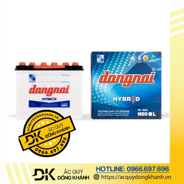 Bình Ắc Quy Đồng Nai 12V 50AH N50