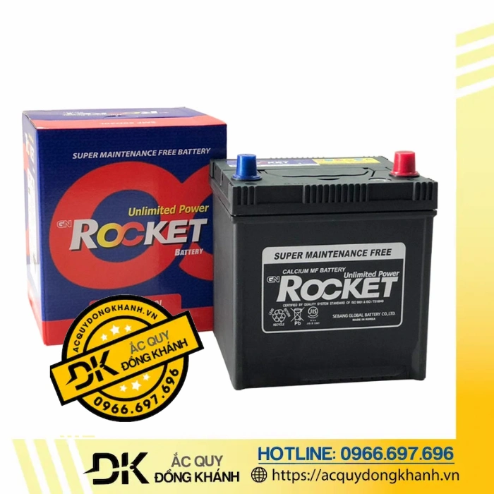 Ắc Quy Rocket 50AH 12V SMF 50D20L Ắc Quy Rocket 50AH 12V SMF 50D20L