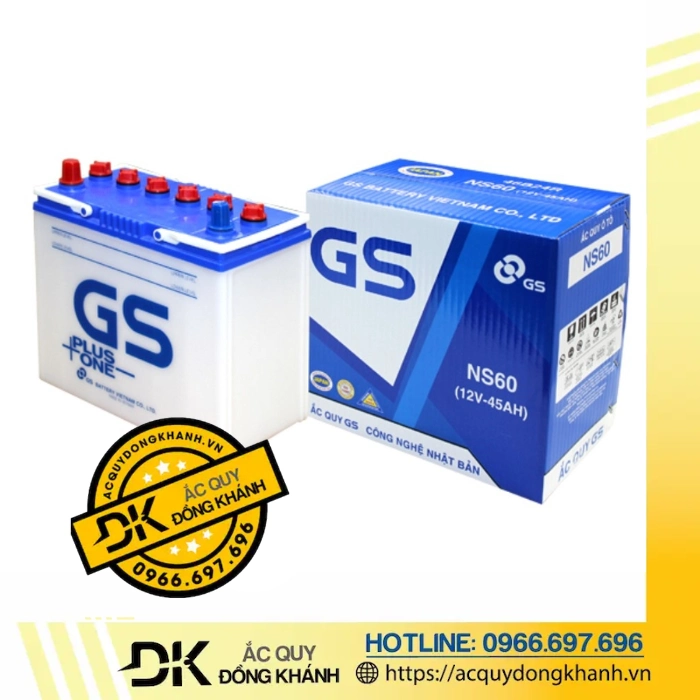 Ắc Quy GS NS60 12V 45Ah