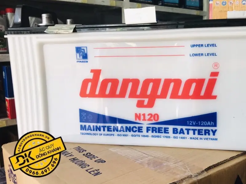 Hướng dẫn sử dụng và bảo quản acquy Đồng Nai 12V 120Ah N120