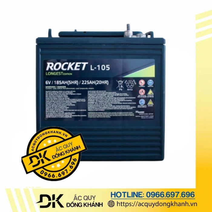 Ắc Quy ROCKET L 105 6V 225AH