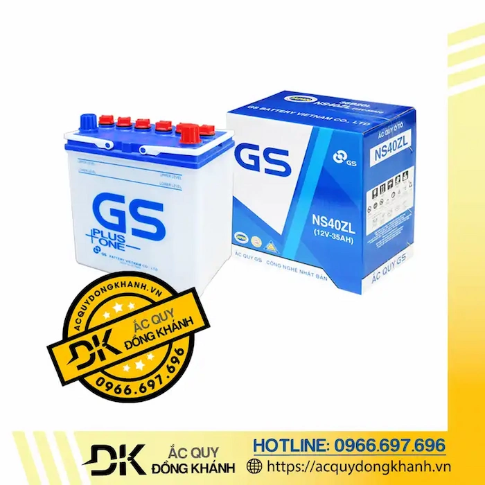 Ắc Quy GS NS40ZL 12V 35Ah Ắc Quy GS NS40ZL 12V 35Ah