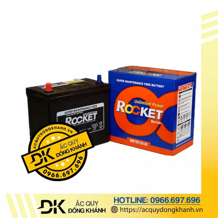 Ắc Quy ROCKET SMF NX100-S6 12V 45AH