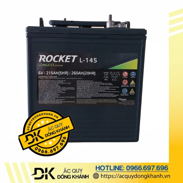 Ắc Quy ROCKET L 145 6V 260AH