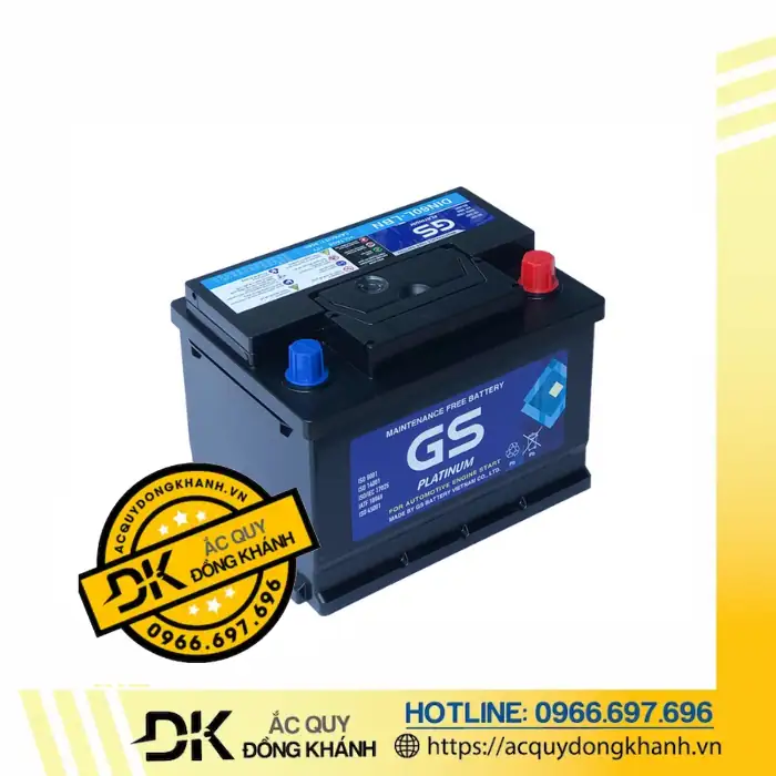 Ưu điểm vượt trội của ắc quy GS 60Ah 12V MF DIN60L