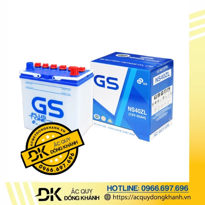 Ắc Quy GS NS40ZL 12V 35Ah Ắc Quy GS NS40ZL 12V 35Ah