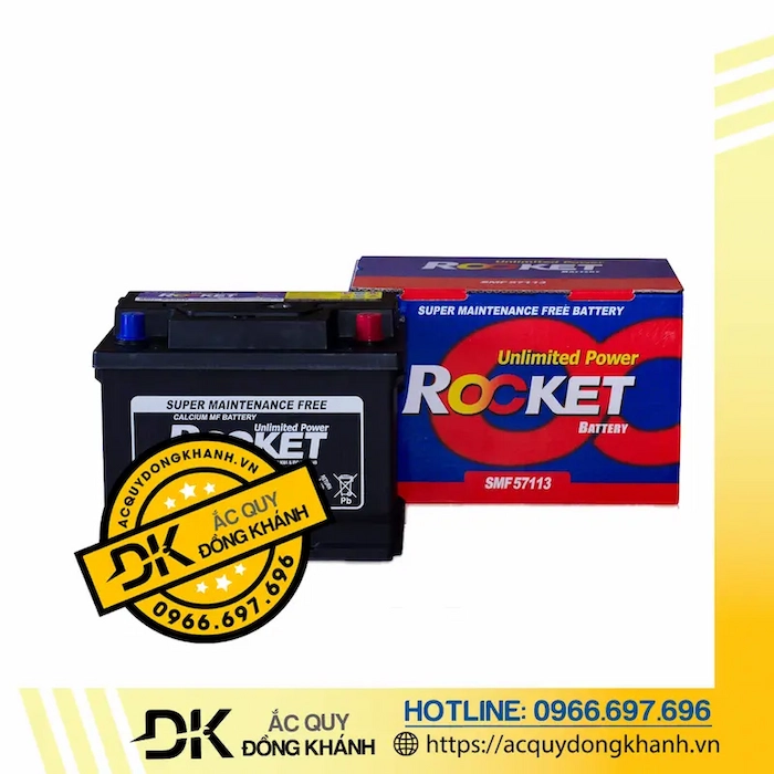 Ắc quy ROCKET SMF 57113 12V 71AH