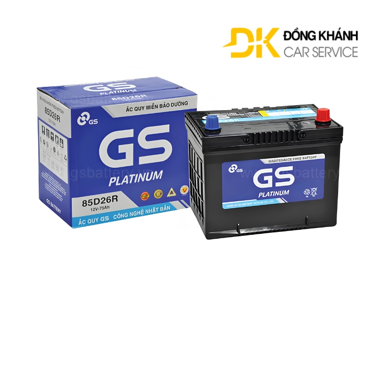 Ắc Quy GS MF 85D26R 12V - 75Ah