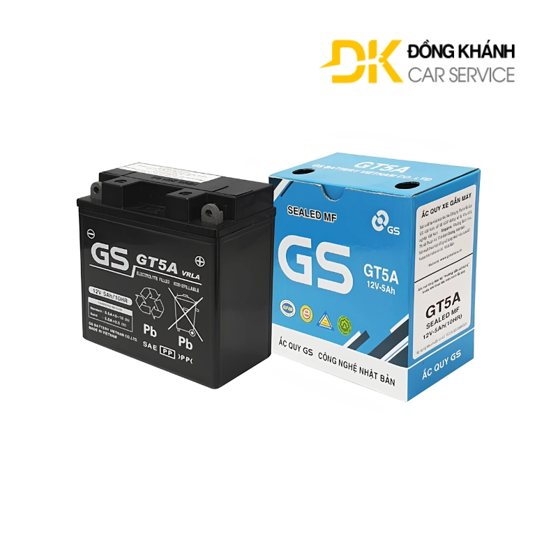Ắc Quy GS 12V 5Ah - MF GT5A