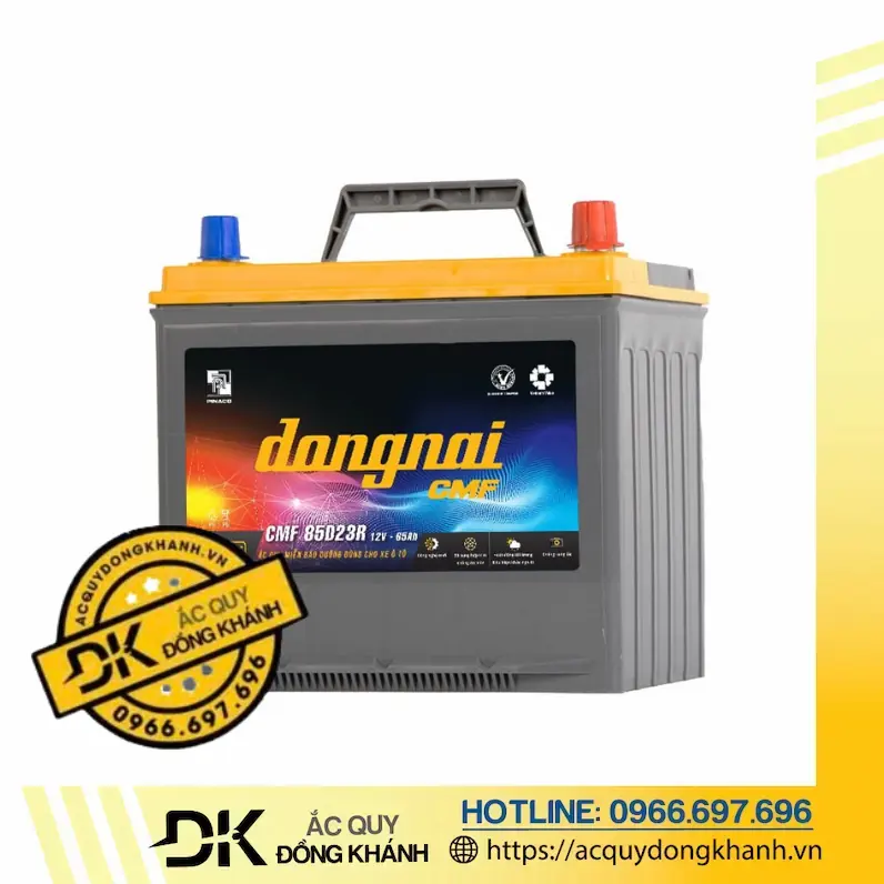 Ưu điểm nổi bật của acquy Đồng Nai CMF 85D23R 12V 65Ah