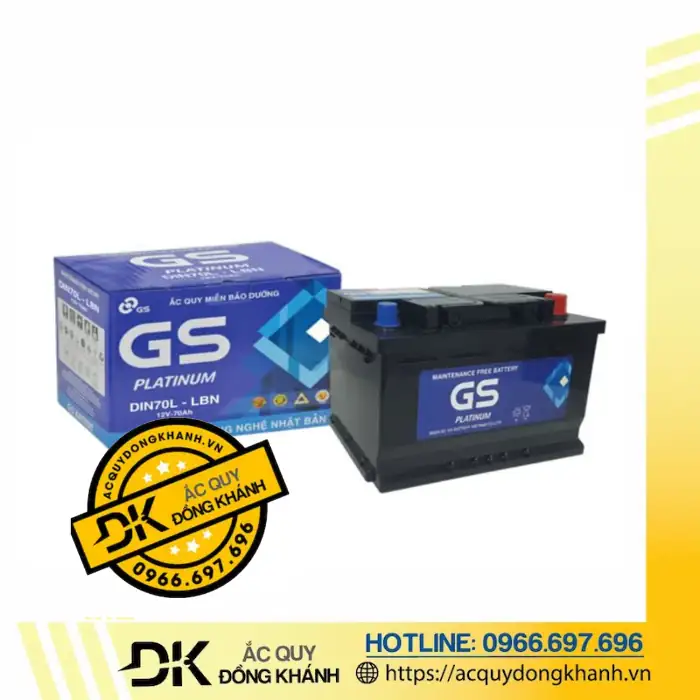Ứng dụng và các dòng xe ô tô phù hợp với ắc quy GS DIN70