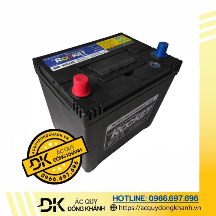 Bình Ắc Quy ROCKET 60Ah 12V SMF 55D23L