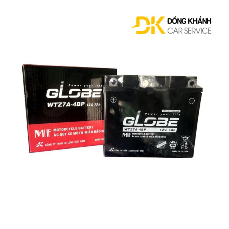 Ắc Quy GLOBE WTZ7A-4BP 12V - 7Ah 