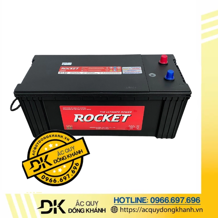 Bình Ắc Quy Khô ROCKET 150AH 12V SMF N150