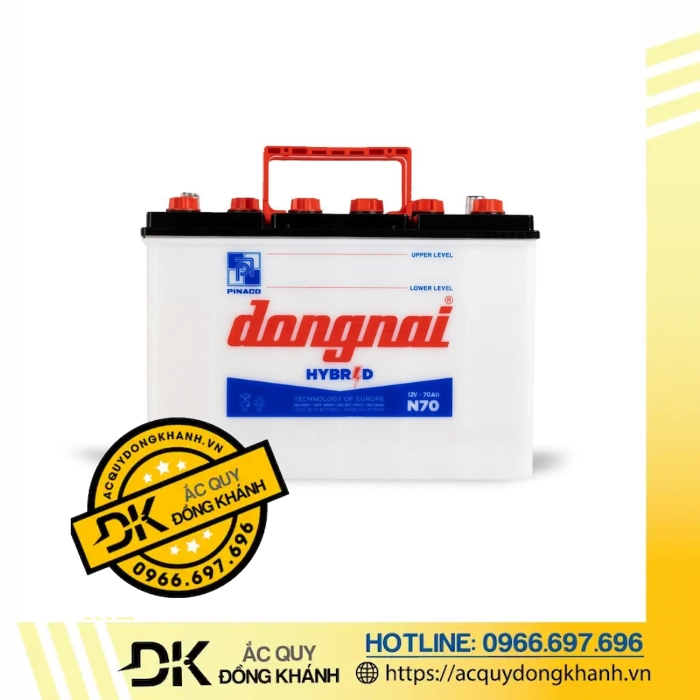 ​​​​​​​Ắc Quy Đồng Nai 70AH 12V N70