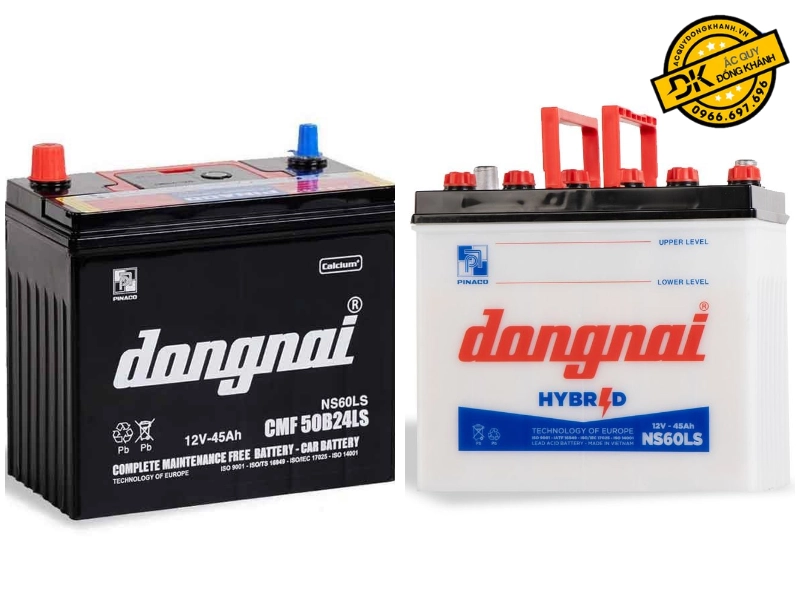 Nên chọn ắc quy khô Đồng Nai 12v 45Ah hay ắc quy Hybrid Đồng Nai 12V 45Ah?