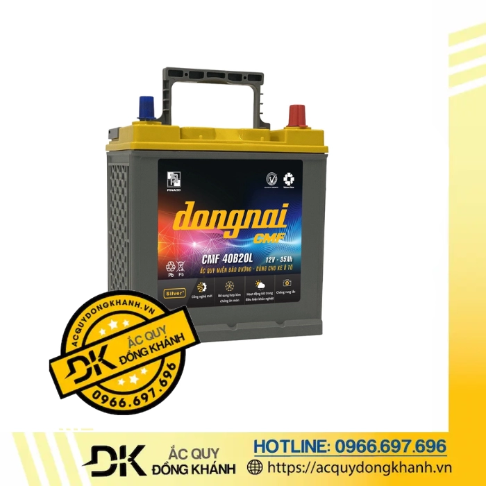 Ắc quy Đồng Nai 12V 35Ah CMF 40B20L Ắc quy Đồng Nai 12V 35Ah CMF 40B20L