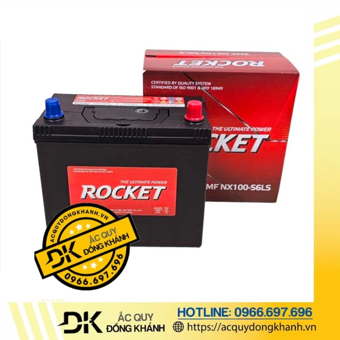 Ắc Quy ROCKET SMF NX100-S6L 12V 45AH