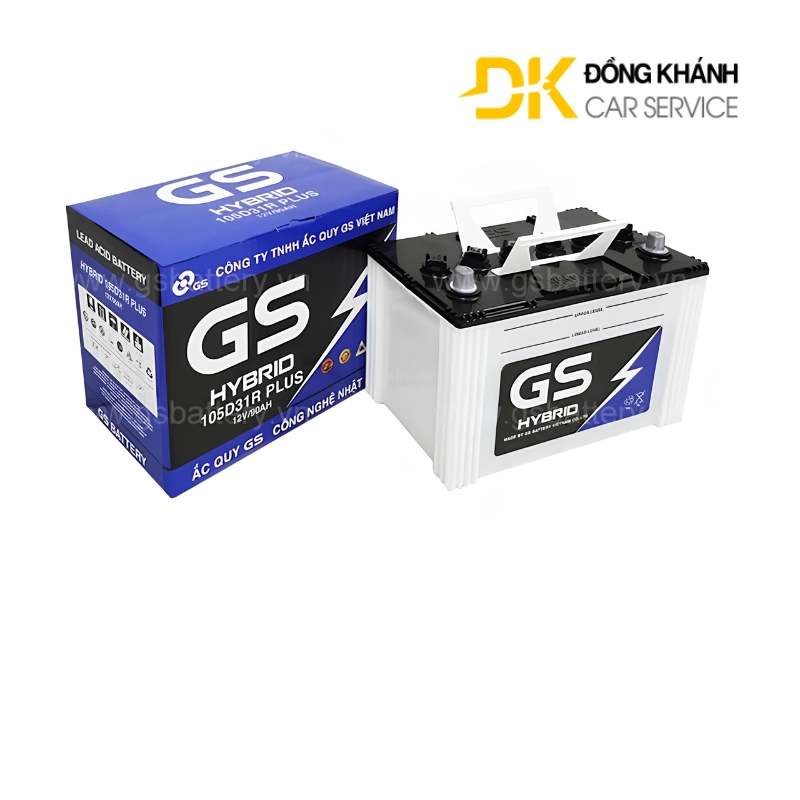Ắc quy GS 105D31R - HYBRID 12V - 90Ah