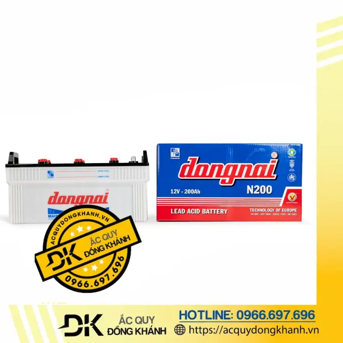 Ưu thế nổi trội của ắc quy Đồng Nai N200 12V 200Ah 