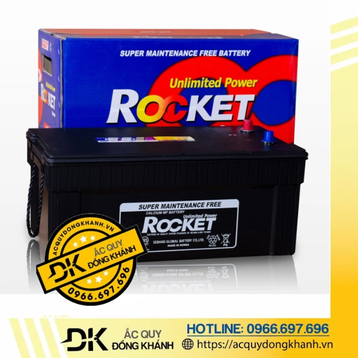 Bình Ắc Quy Rocket 200AH 12V SMF N200