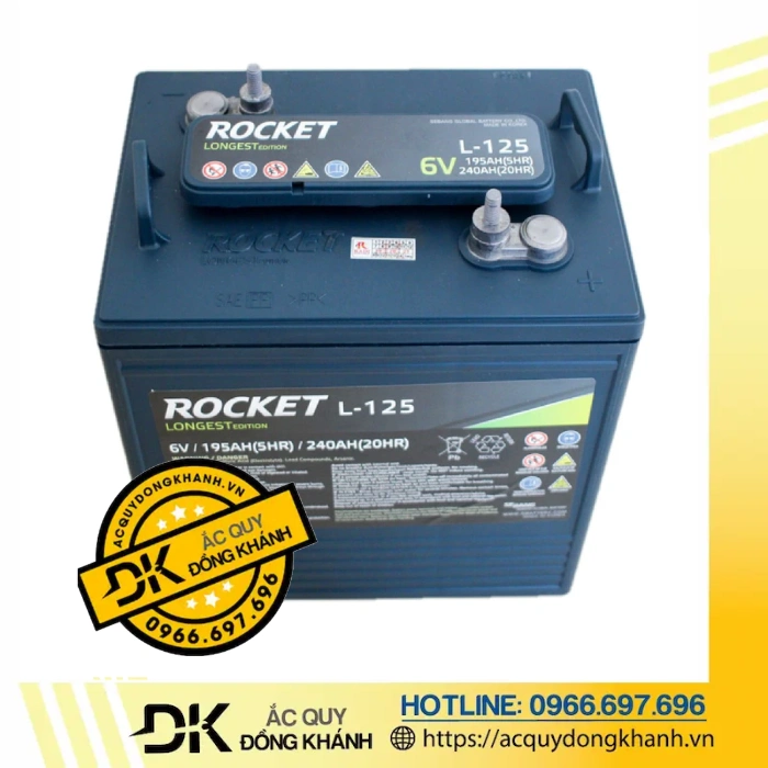 Ắc Quy ROCKET L 125 6V 240AH