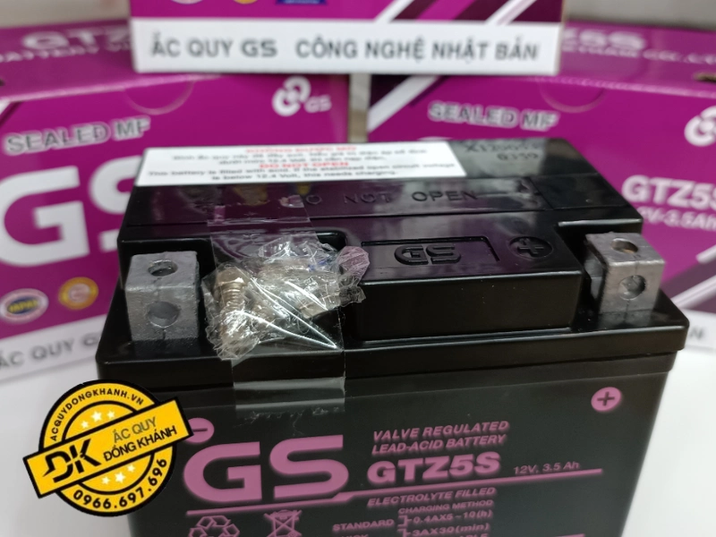 bình acquy gs cho ex 150