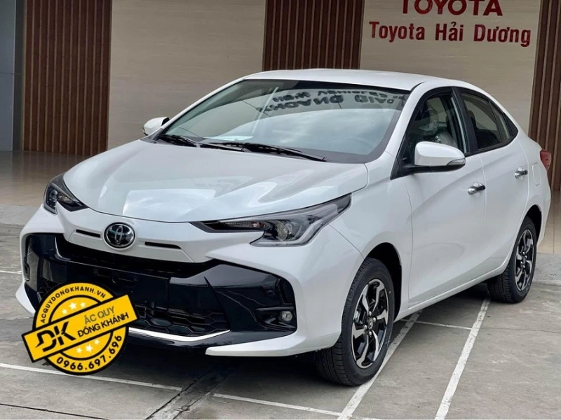 Toyota Vios là một trong các dòng xe sử dụng ắc quy GS 40Ah