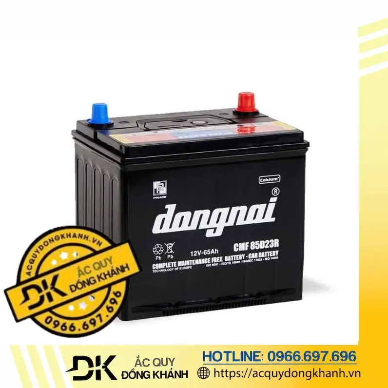 Tổng quan về ắc quy Đồng Nai CMF 85D23R 12V 65Ah