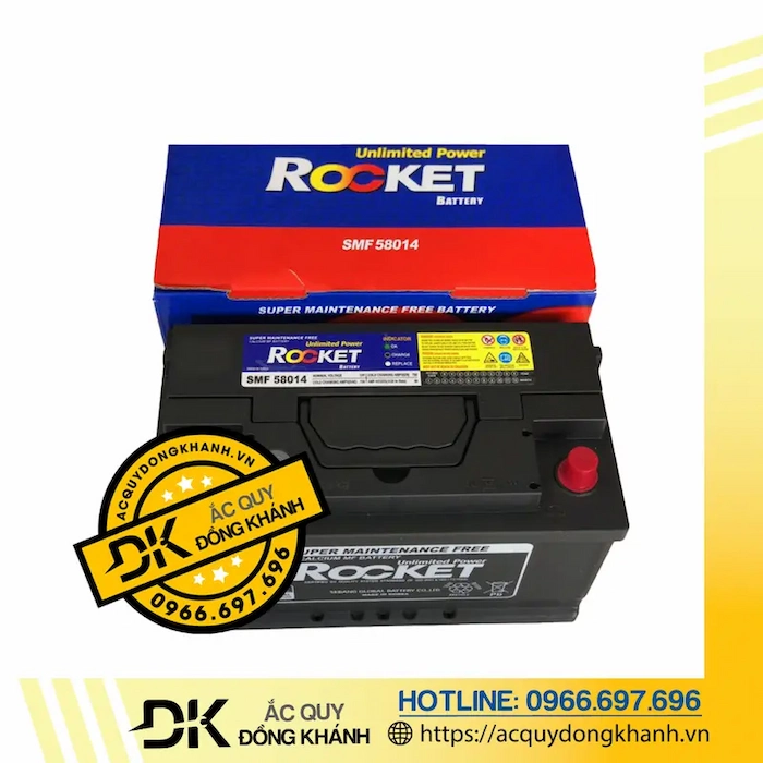 Ắc Quy ROCKET SMF 58014 12V 80AH Ắc Quy ROCKET SMF 58014 12V 80AH