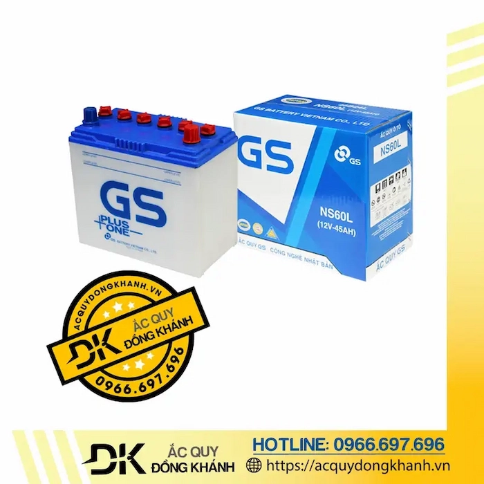 Ắc Quy GS NS60L 12V 45Ah Ắc Quy GS NS60L 12V 45Ah
